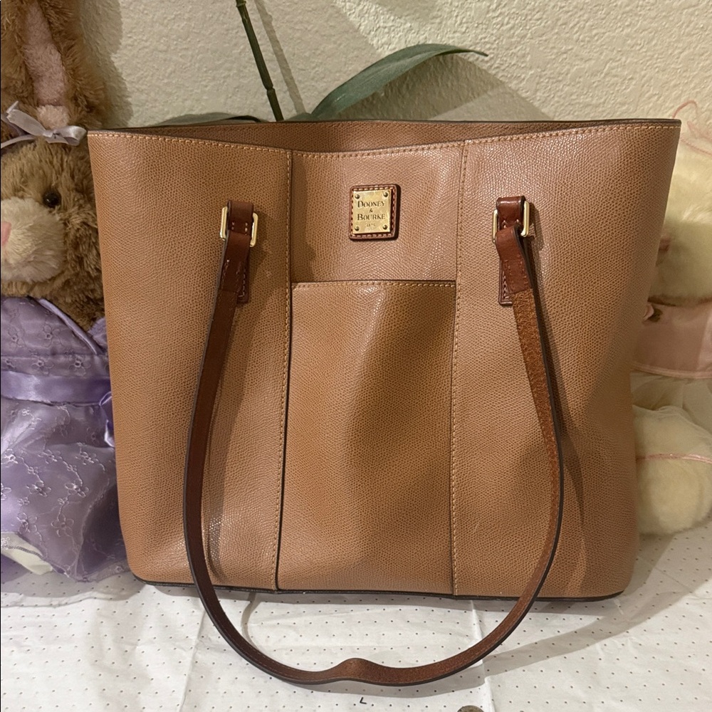 Dooney & Bourke Light Brown Leather Tote